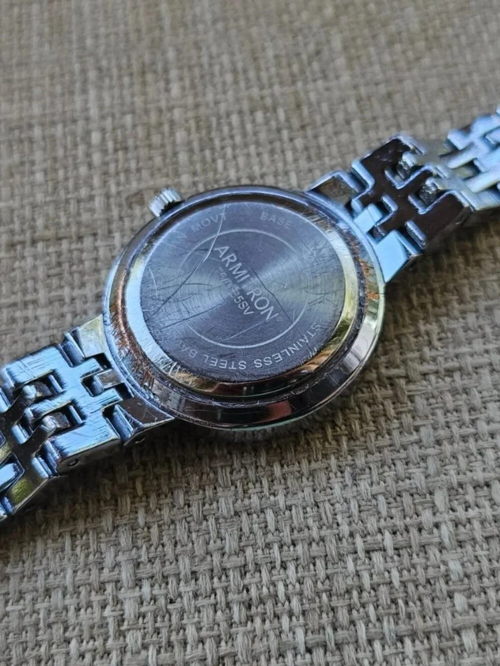 Armitron Ladies Wristwatch Crystals Accent Bezel Quartz Analog Wrist Watch